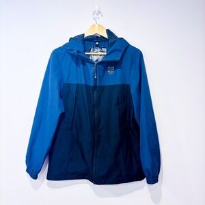 SURFACE Black and blue windbreaker jacket | Sporty utility | X-Small